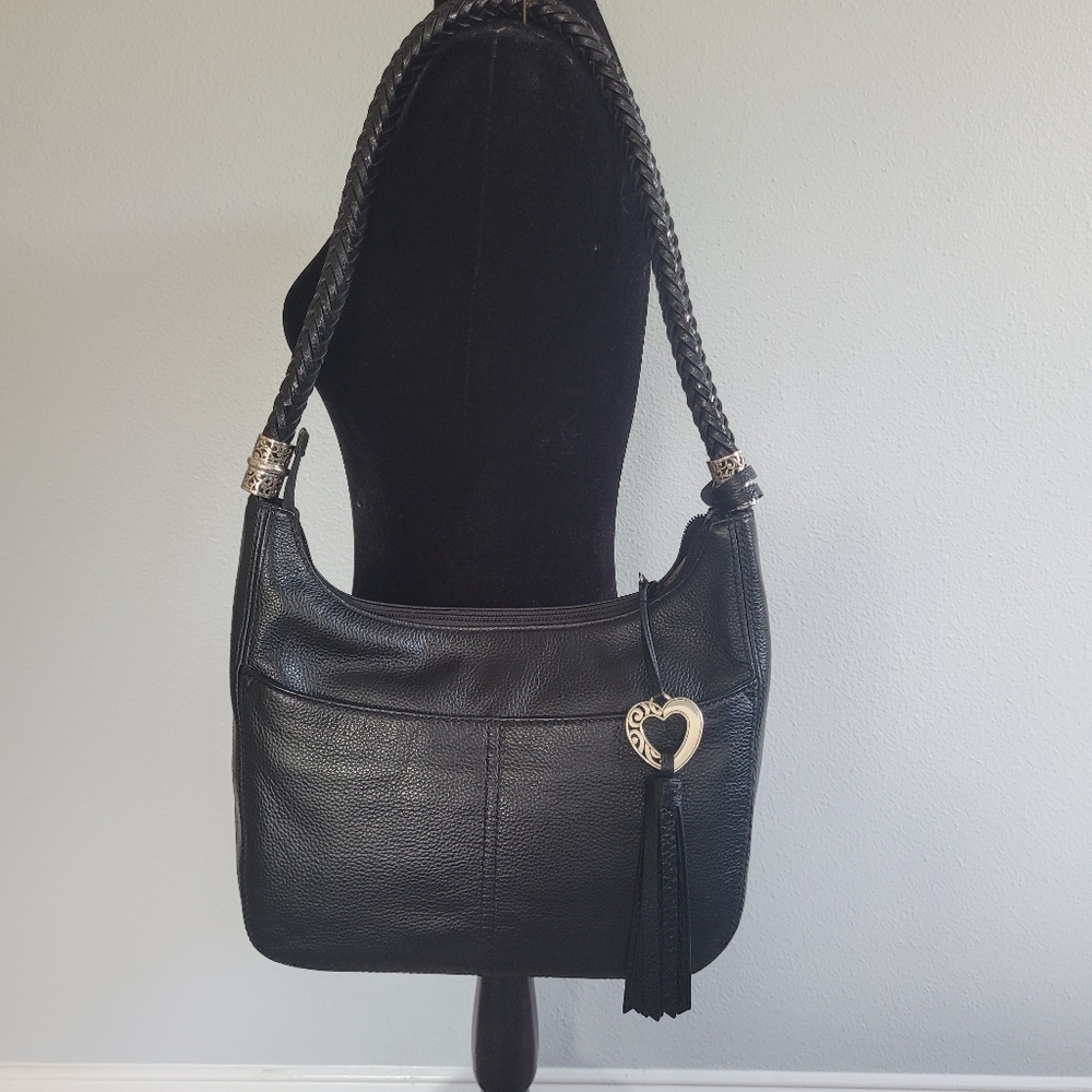 NWT Brighton Black Leather "BARBADOS" Purse